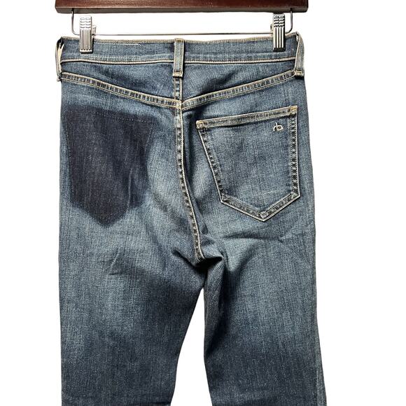 RAG & BONE WOMEN'S JEANS SIZE 25 DIVE HIGH RISE WAIST EDDY WASH SKINNY - Picture 3 of 11